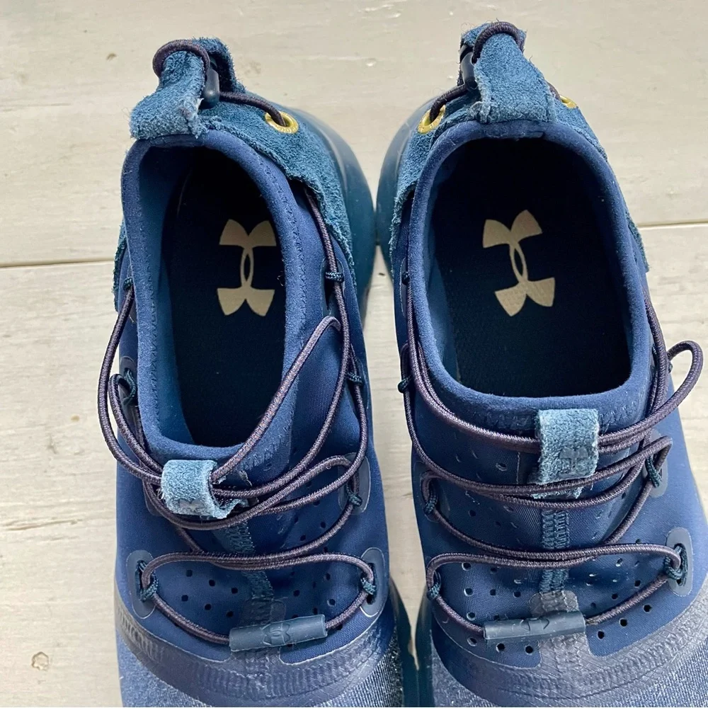 Under Armour Women’s Charged Bandit 3 Midnight Blue Athletic Running Shoes Sz 8